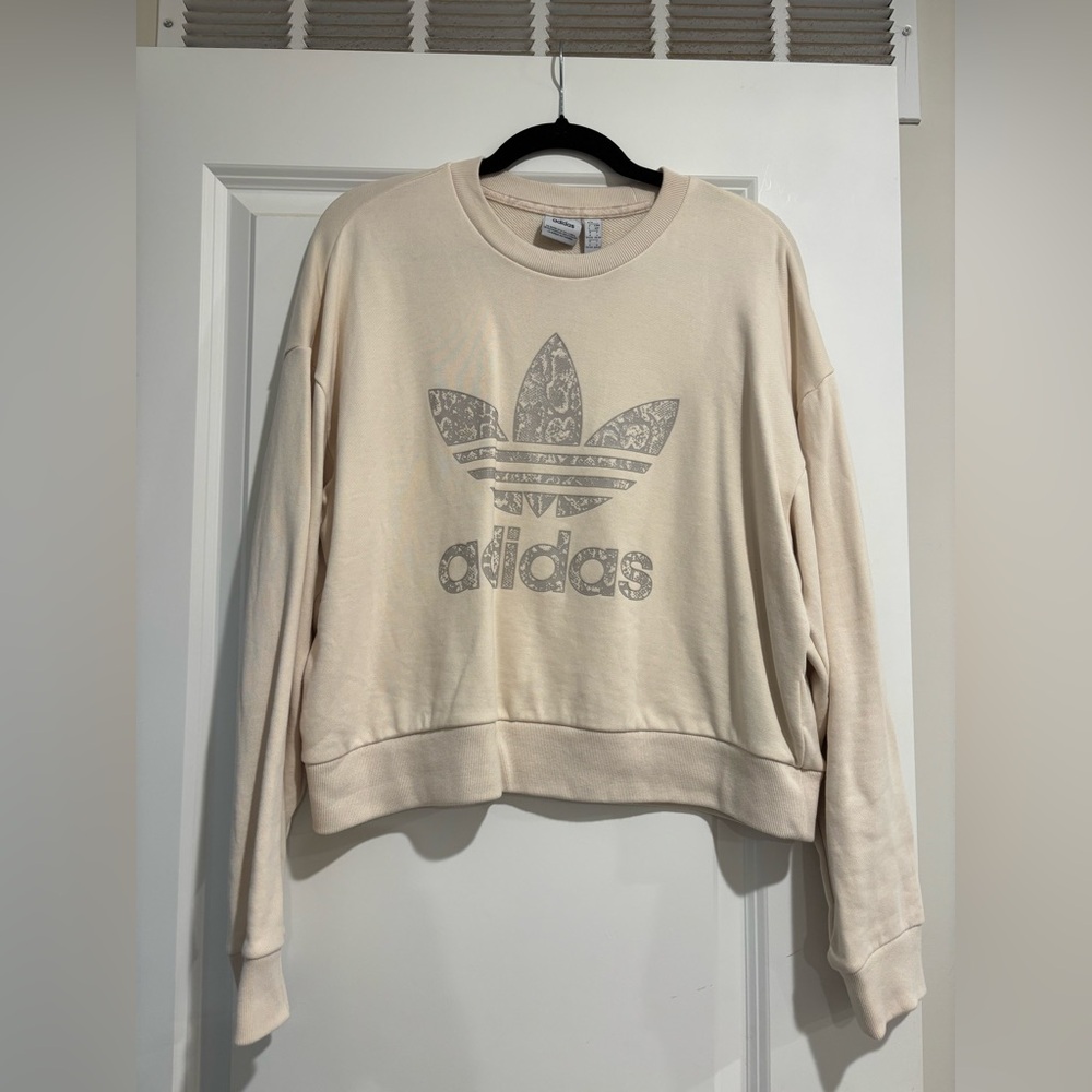 Adidas crop sweater size S